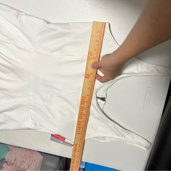 Athleta Play It Forward Mini Exercise Dress Solid White XL K2 - Picture 7 of 11